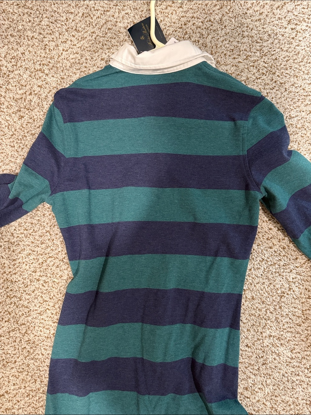 Brooks Brothers Cotton Pique Rugby Stripe Dress - Picture 7 of 9
